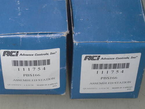 AVANCE CONTROLS PBS166 ASSEMBLED STATION *NEW IN BOX*