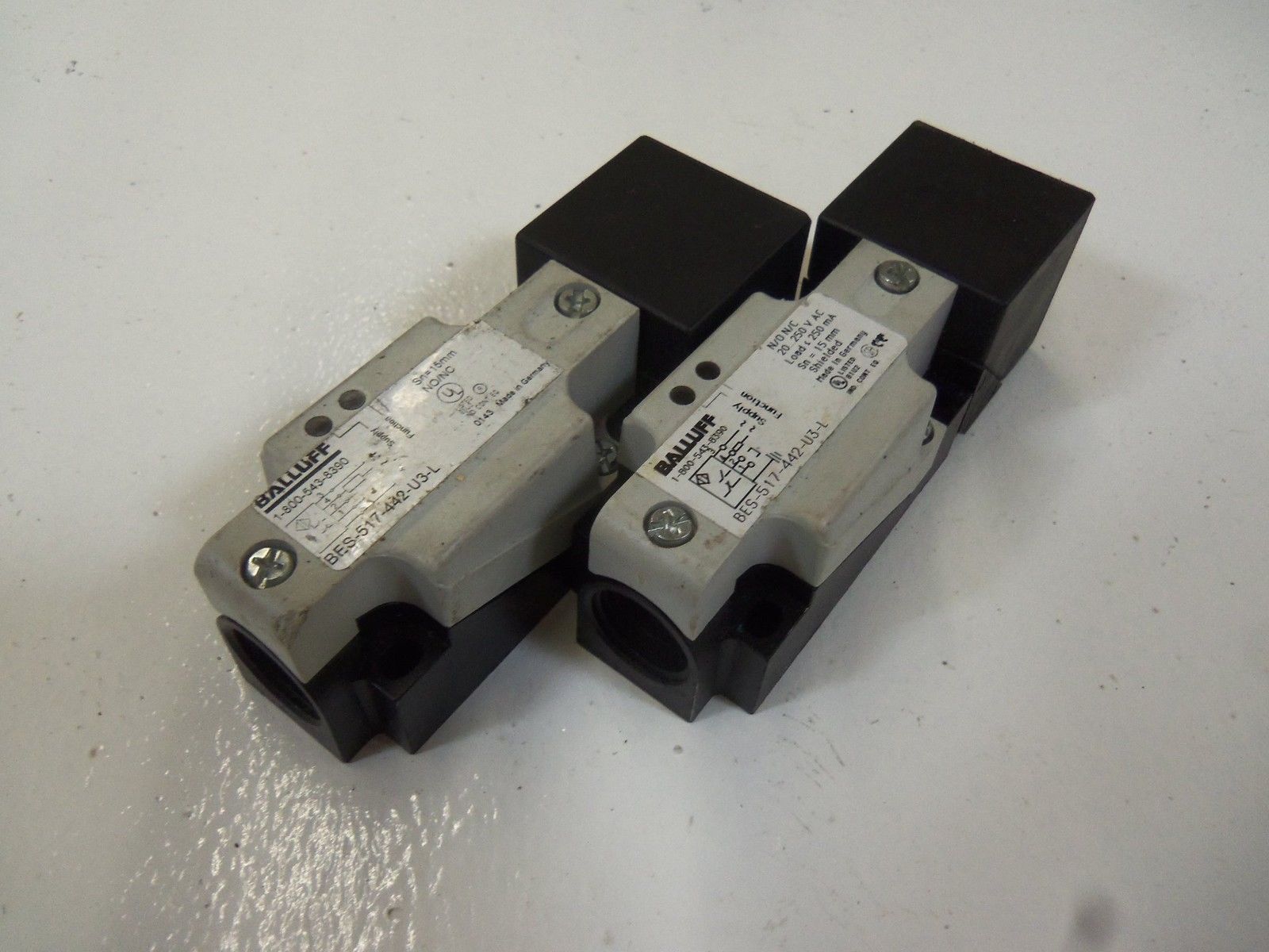 LOT OF 2 BALLUFF BES-517-442-U3-L *USED*