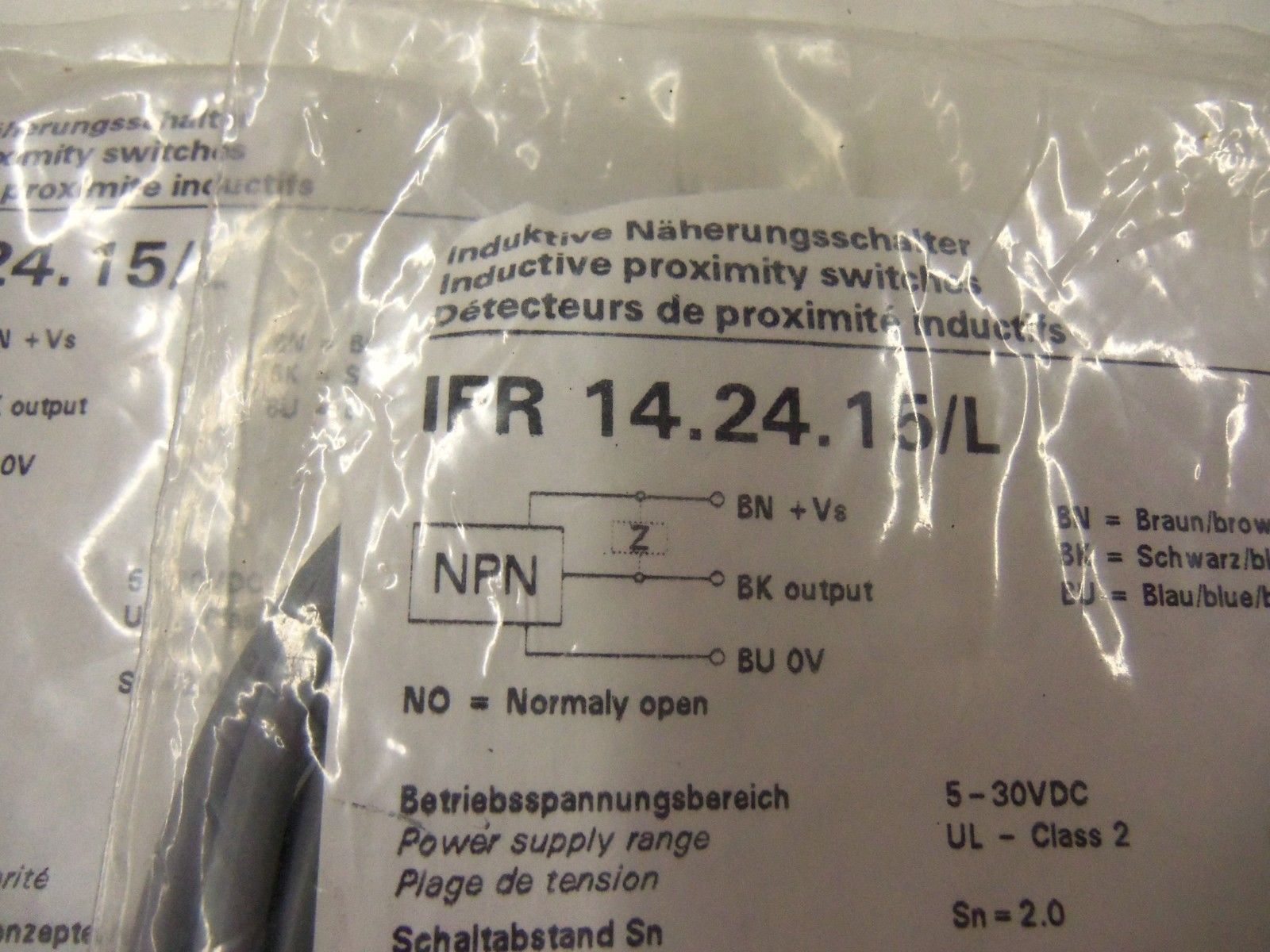 LOT OF 2 BAUMER IFR 14.24.15/L *NEW IN BAG*