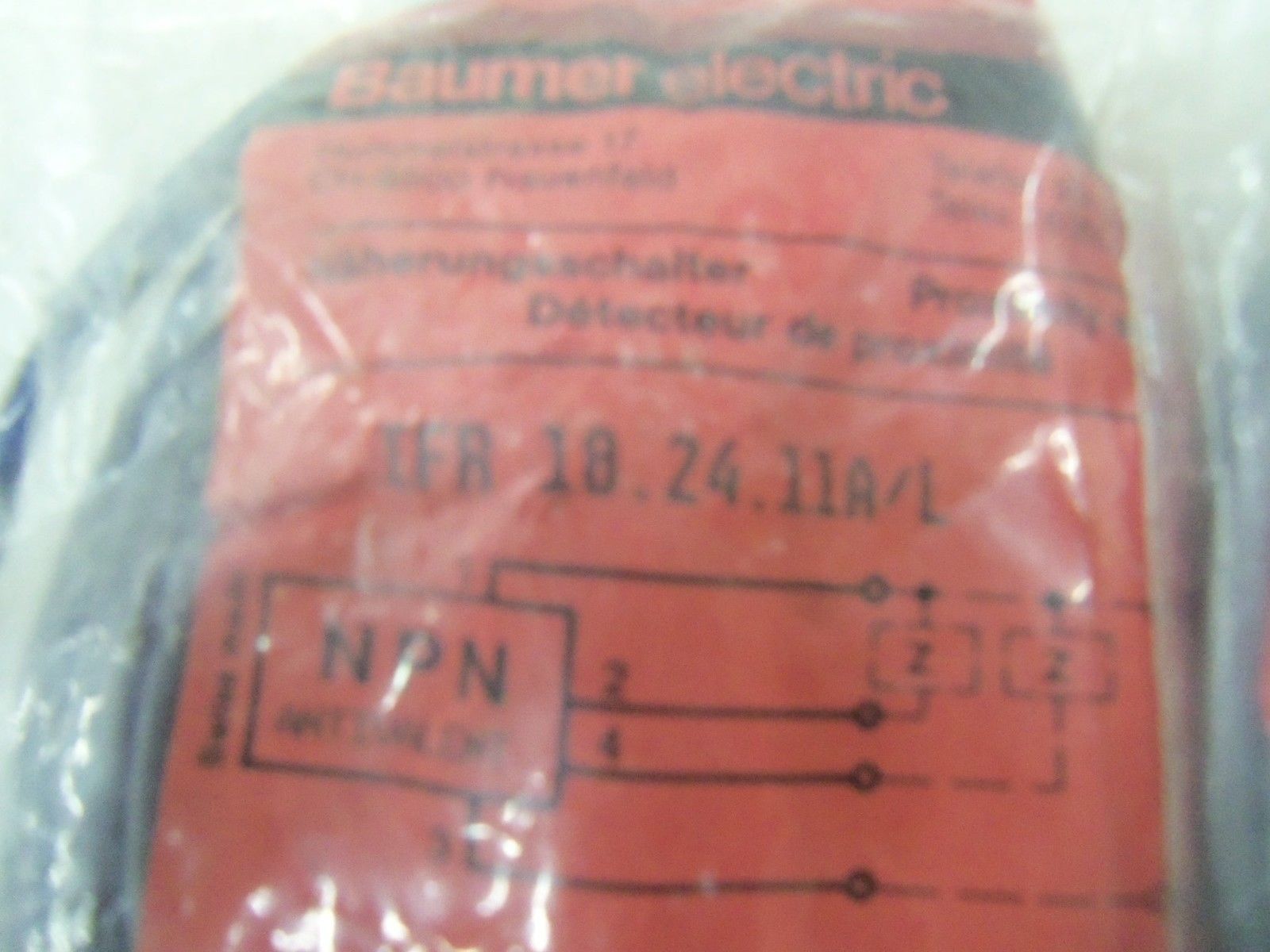 LOT OF 2 BAUMER IFR 18.24.11A/L *NEW IN BAG*