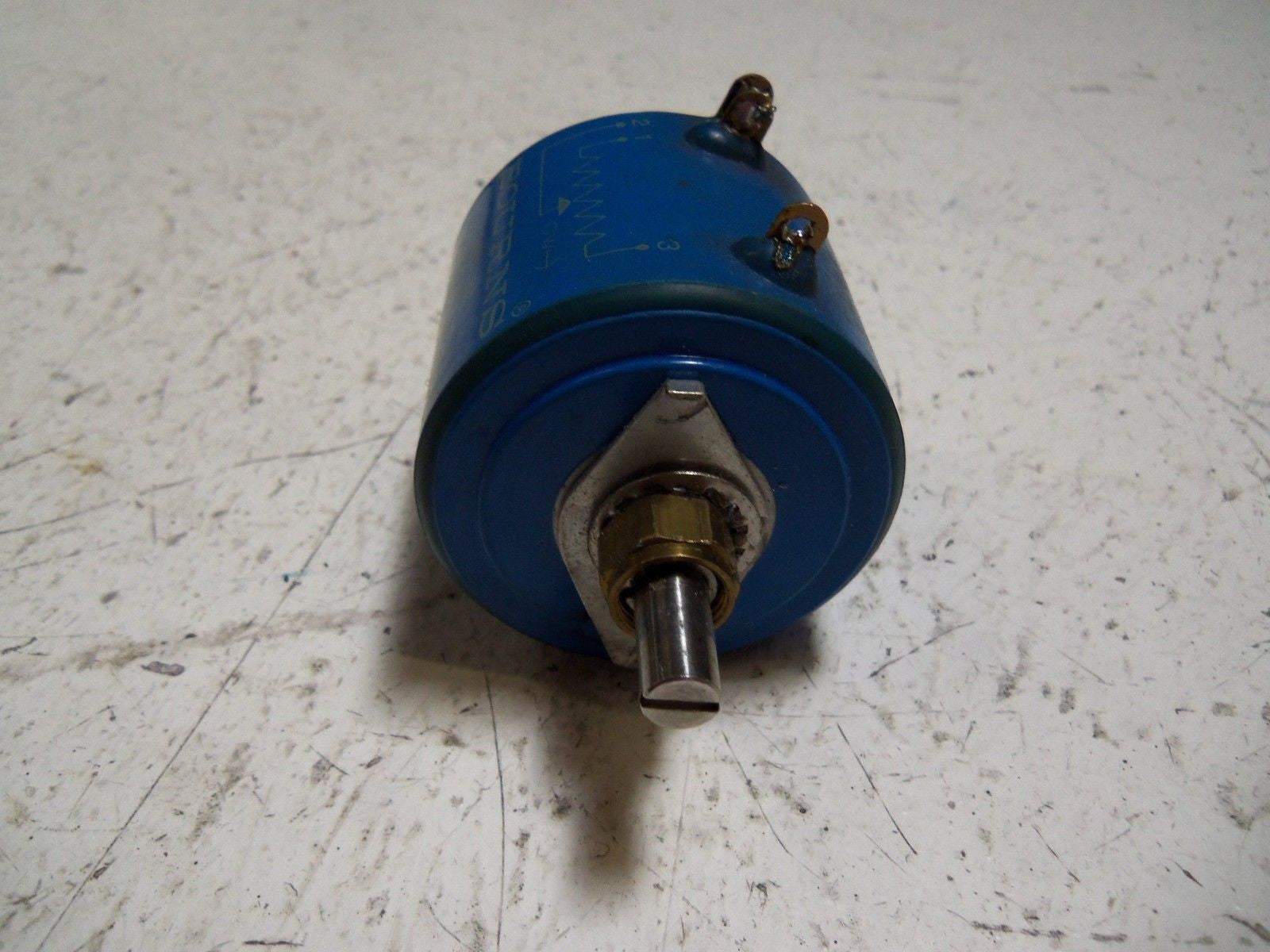 LOT OF 2 BOURNS 3400S-1-202 POTENTIOMETER *USED*