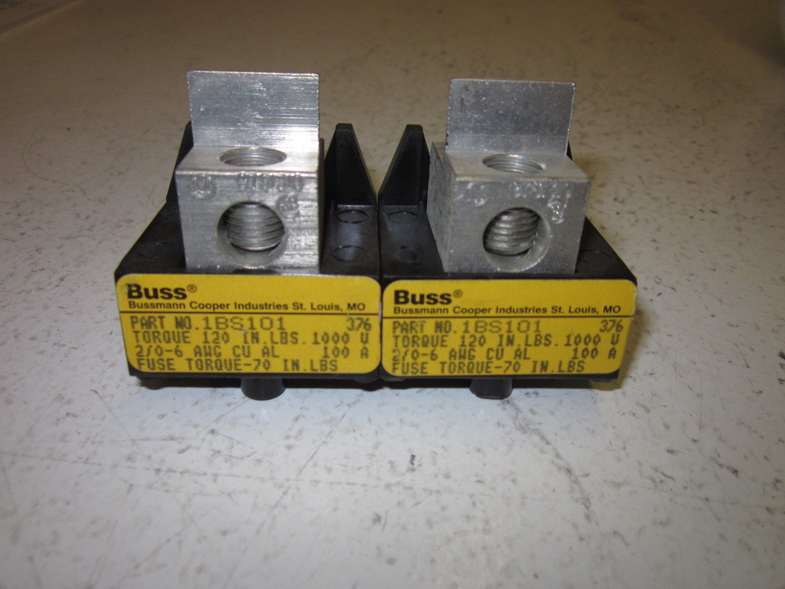LOT OF 2 BUSS 1BS 101 *NEW NO BOX*