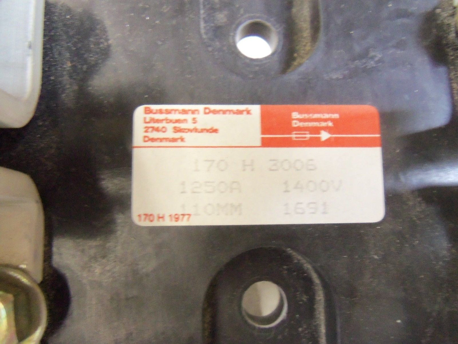 BUSSMANN FUSE BASE 170H3006 *NEW IN BOX*