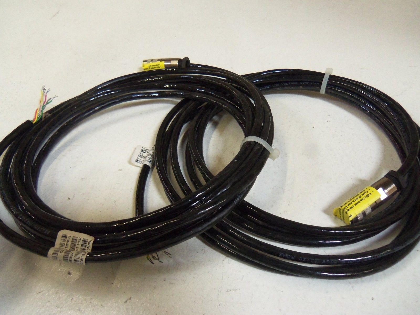 LOT OF 2 CABLE ASSEMBLY  XCDJ015P0-C6 *USED*
