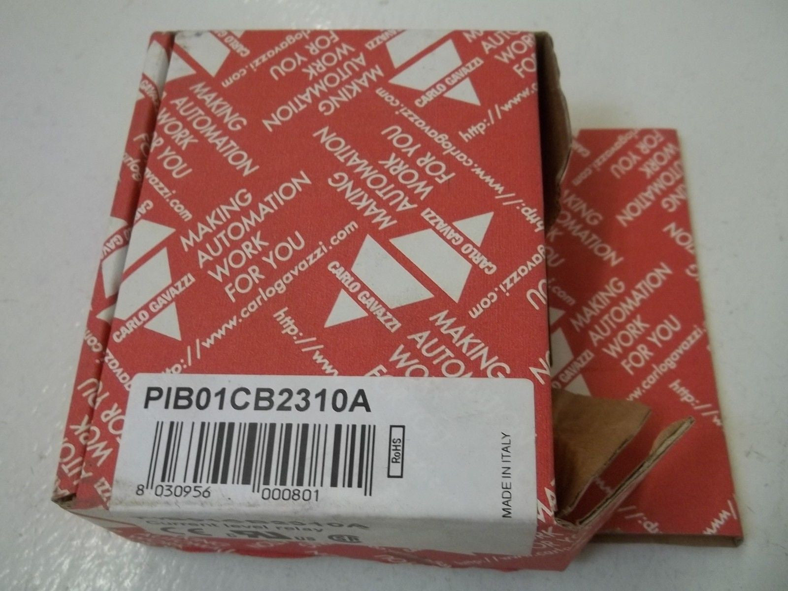 LOT OF 2 CARLO GAVAZZI PIB01CB2310A CURRENT LEVEL RELAY *NEW IN A  BOX*