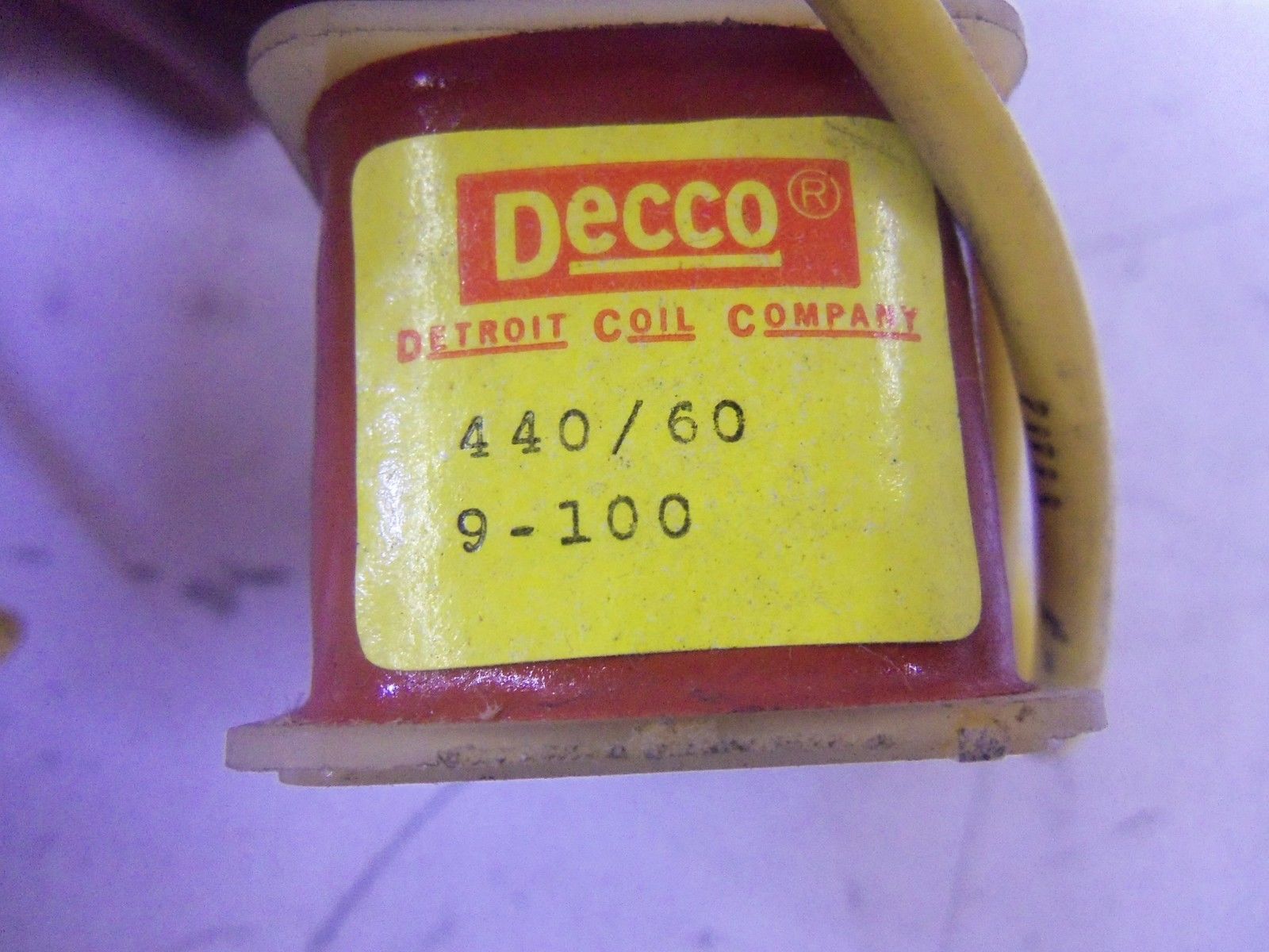 DECCO 9-100 COIL *NEW NO BOX*