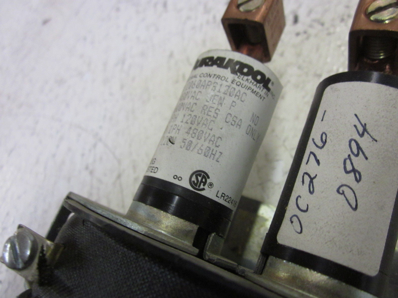 LOT OF 2 DURAKOOL 2060APS120AC 600VAC *USED*