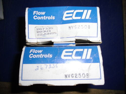 LOT OF 2 ECII NVG250B VALVES *NEW*