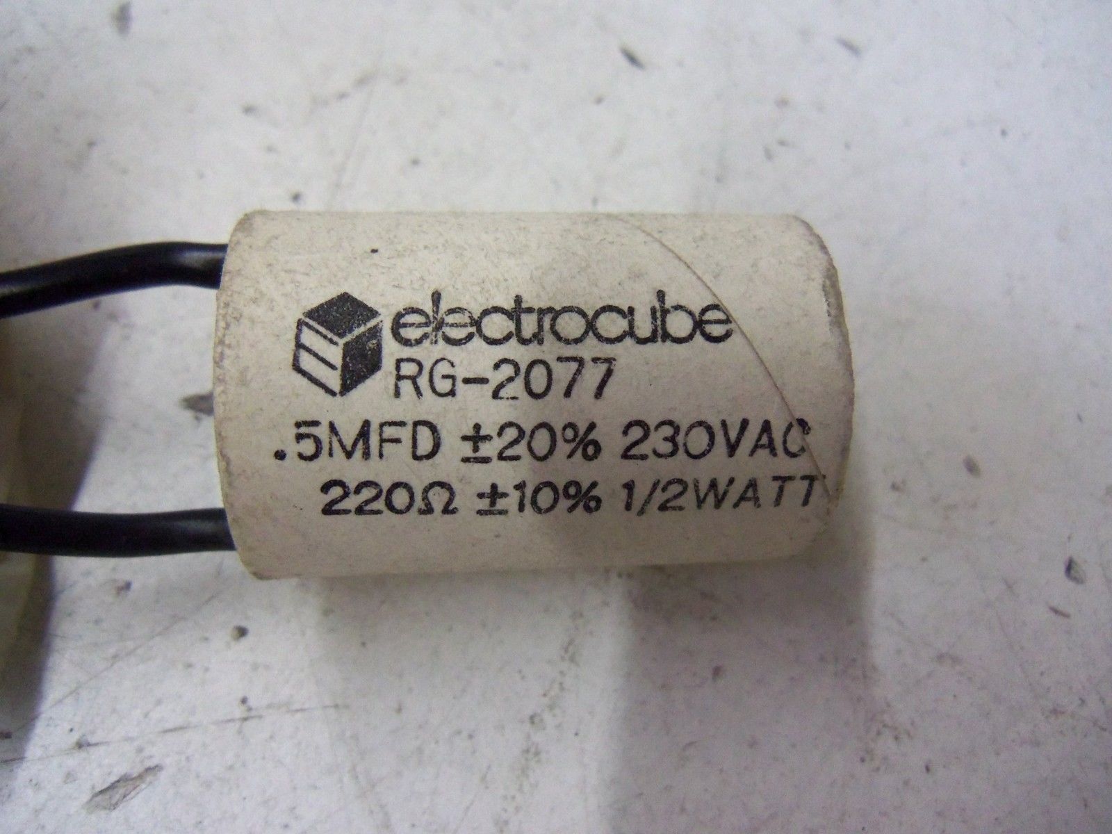 LOT OF 2 ELECTROCUBE RG-2077 CAPACITOR *USED*