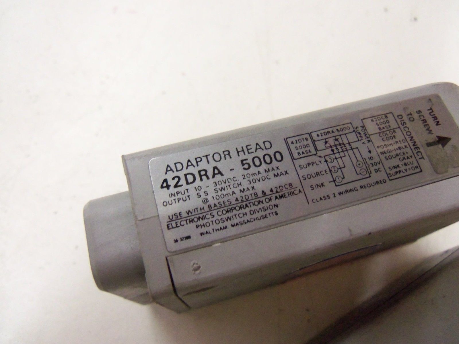 LOT OF 2 ELECTRONICS CORPORATION OF AMERICA 42DRA-5000 *USED*