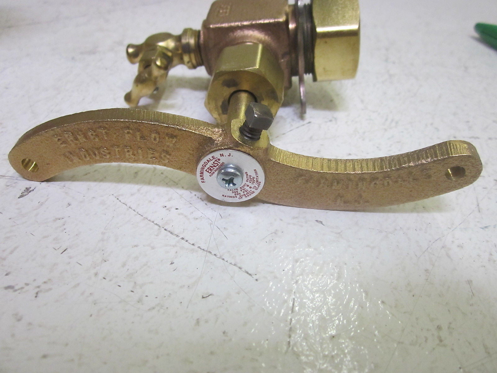 LOT OF 2 ERNST FLOW IND. 34-AL WATER GAUGE 3/4" *NEW IN BOX*
