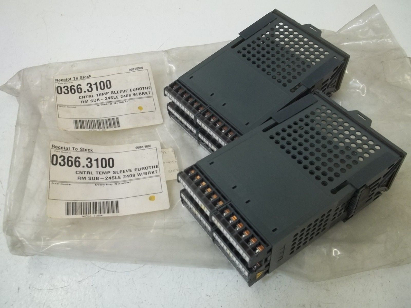 LOT OF 2 EUROTHERM SUB-24SLE2408 W/BRKT *NEW NO BOX*