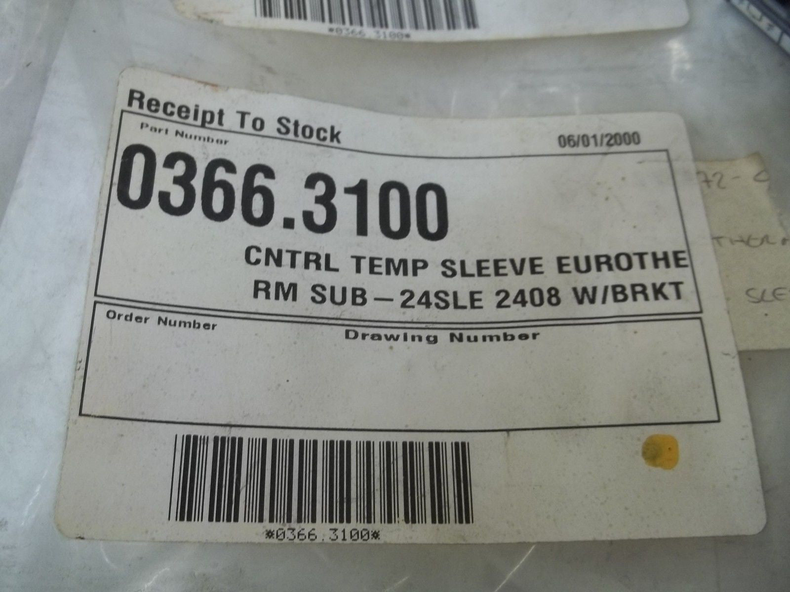 LOT OF 2 EUROTHERM SUB-24SLE2408 W/BRKT *NEW NO BOX*