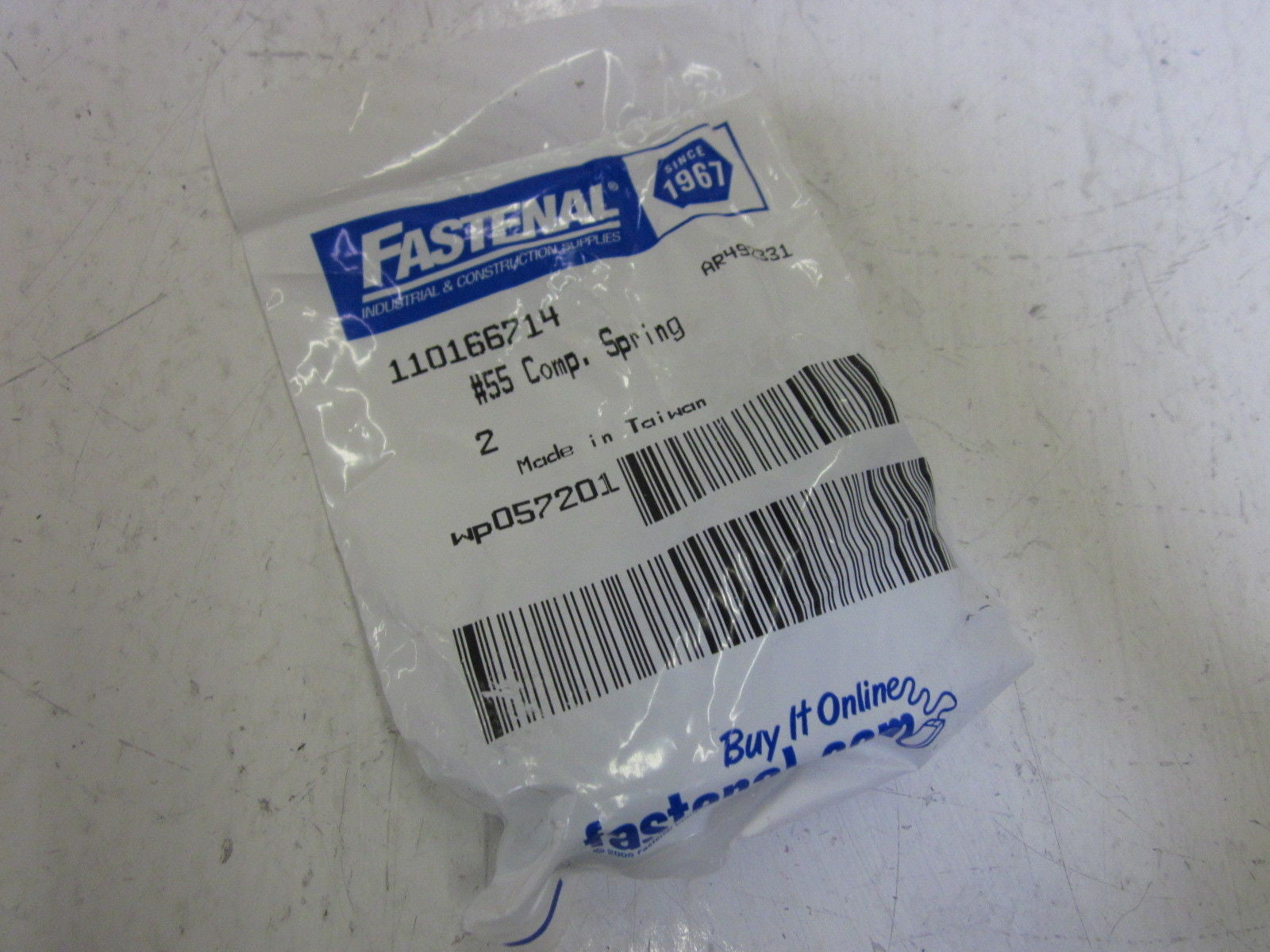 LOT OF 2 FASTENAL 110166714 *NEW IN A FACTORY BAG*