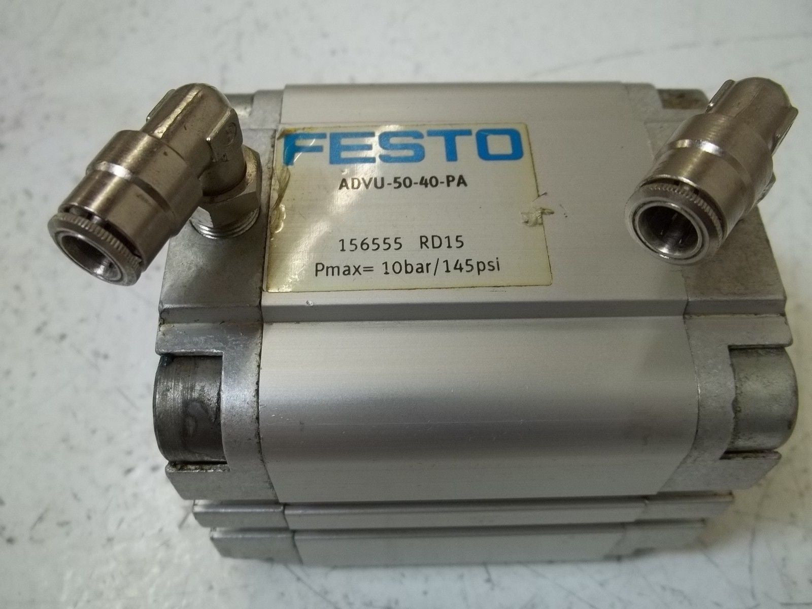 LOT OF 2 FESTO ADVU-50-40-PA *USED*