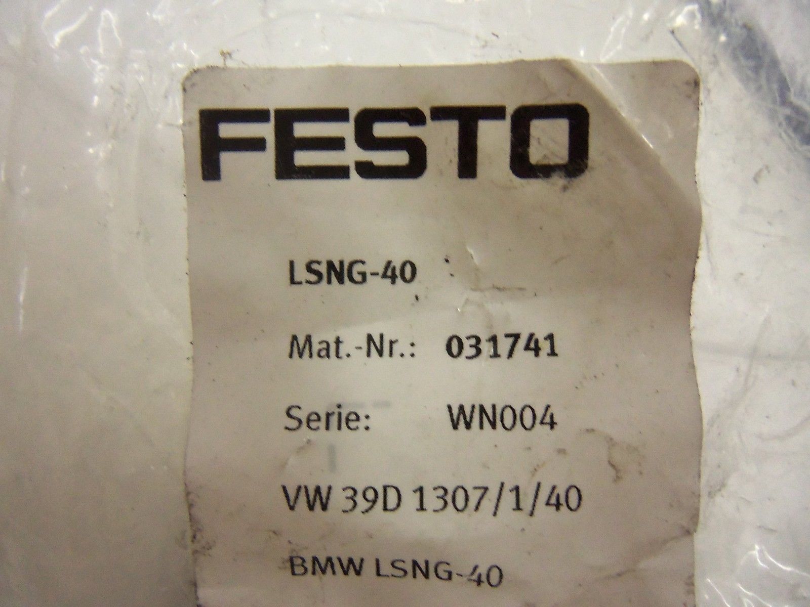 LOT OF 2 FESTO LSNG-40 *NEW IN FACTORY BAG*