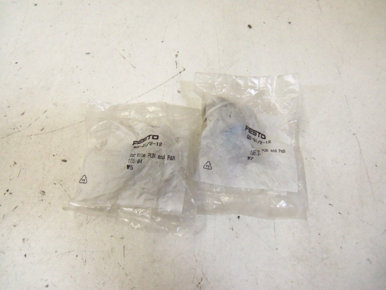 LOT OF 2 FESTO QS-G1/2-12 *NEW IN FACTORY BAG*
