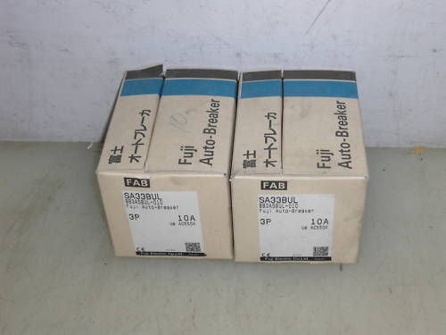 LOT OF 2 FUJI SA33BUL AUTO-BREAKER BB3ASBUL-010 *NEW*