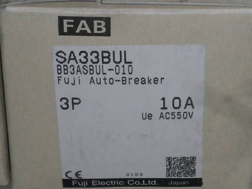 LOT OF 2 FUJI SA33BUL AUTO-BREAKER BB3ASBUL-010 *NEW*