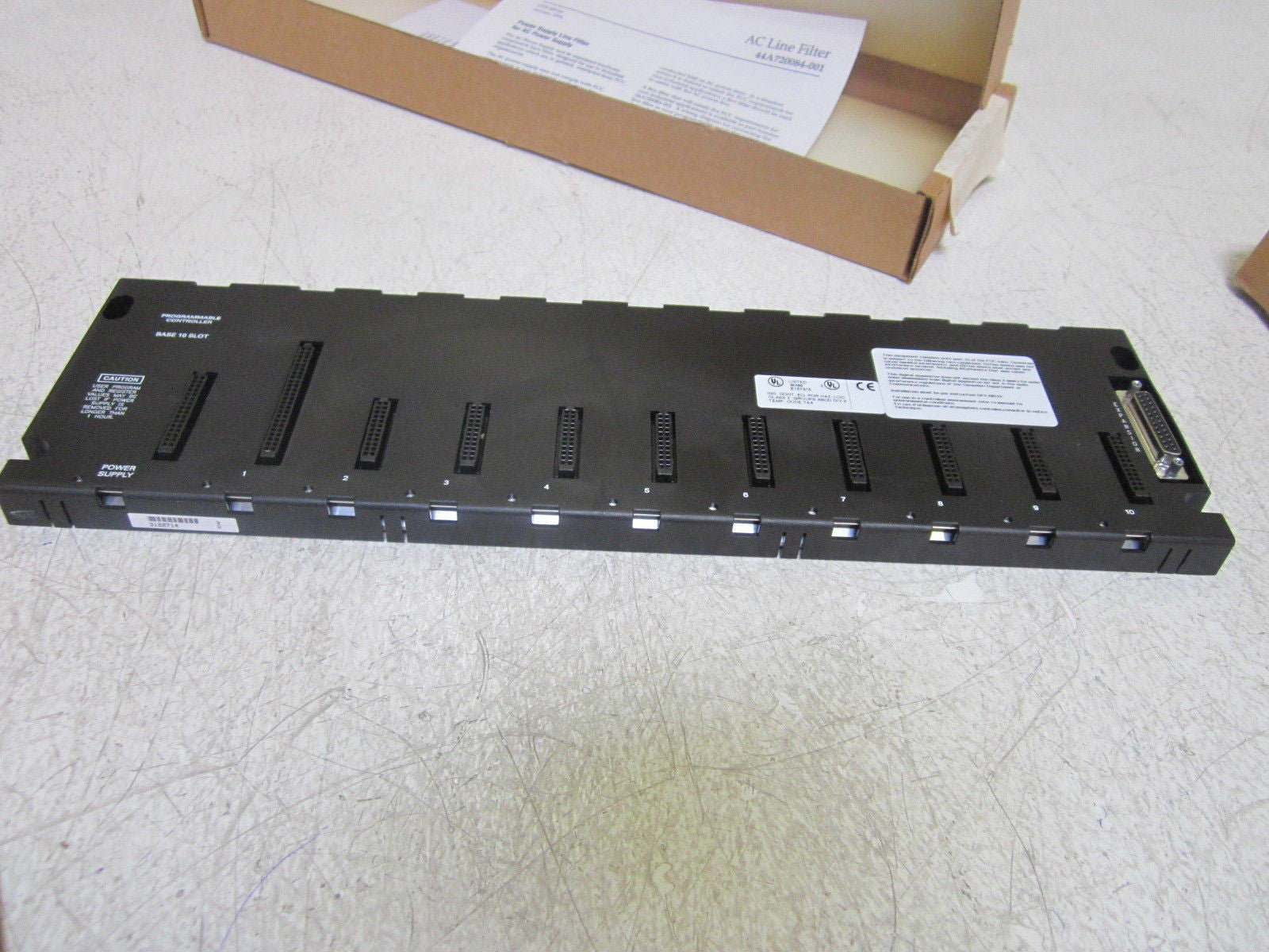 LOT OF 2 GE FANUC IC693CHS391JRA PROGRAMMABLE CONT. 10 SLOT BASE  *NEW IN BOX*