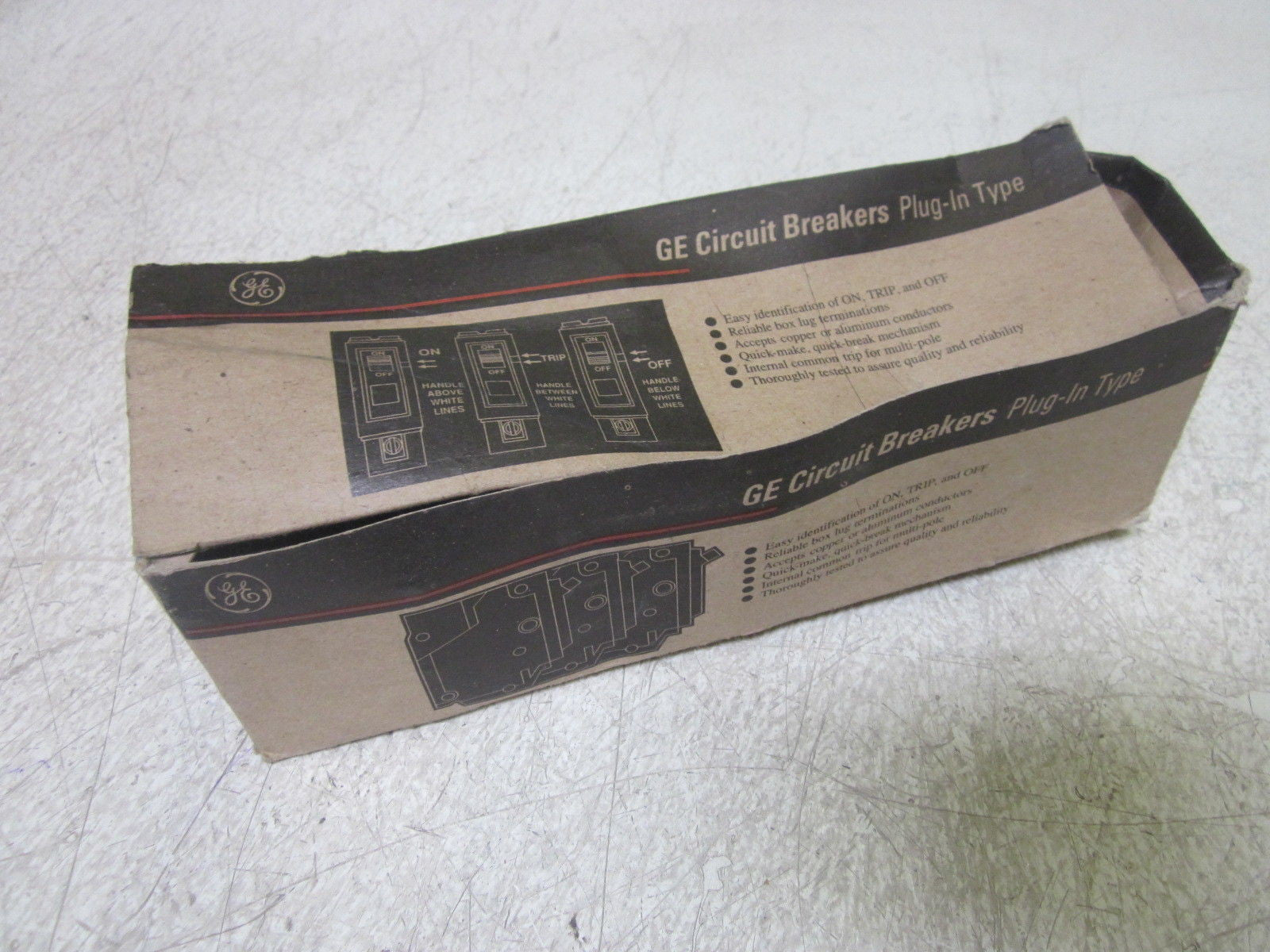 LOT OF 2 GENERAL ELECTRIC THQL2160 CIRCUIT BREAKER *NEW IN BOX*