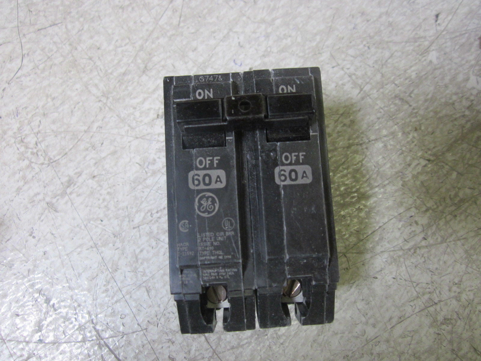 LOT OF 2 GENERAL ELECTRIC THQL2160 CIRCUIT BREAKER *NEW IN BOX*