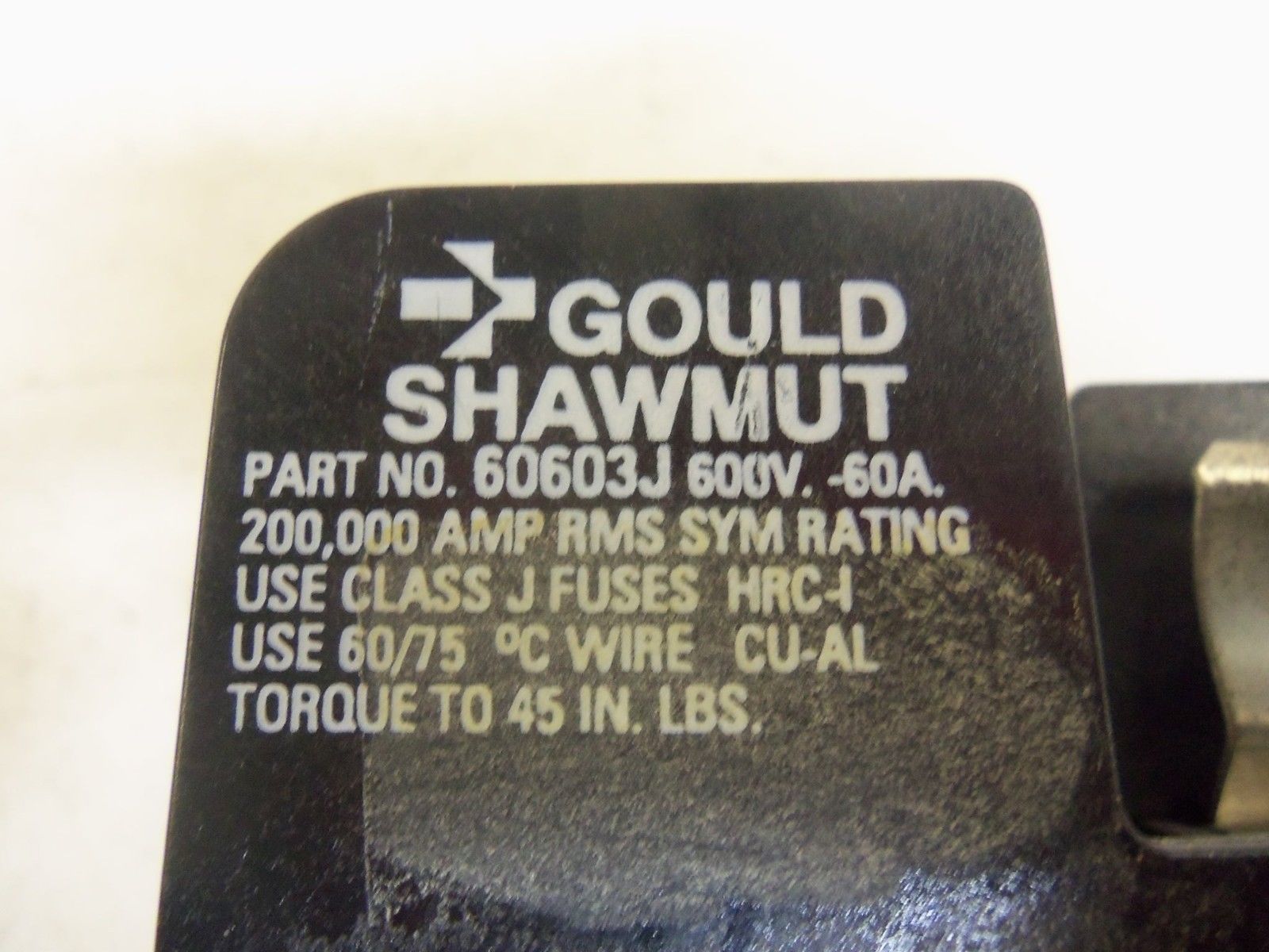 LOT OF 2 GOULD 60603J *USED*