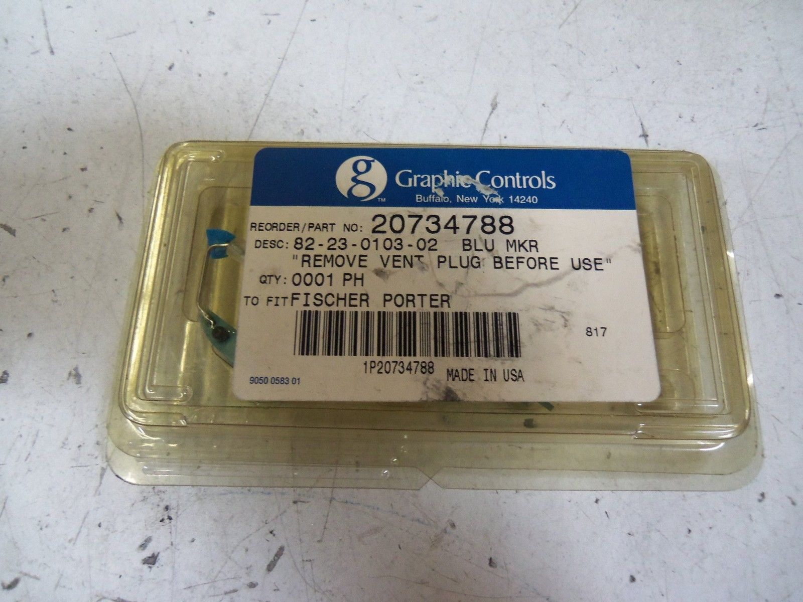 LOT OF 2 GRAPHIC CONTROLS 20734788 *ORIGINAL PACKAGE*
