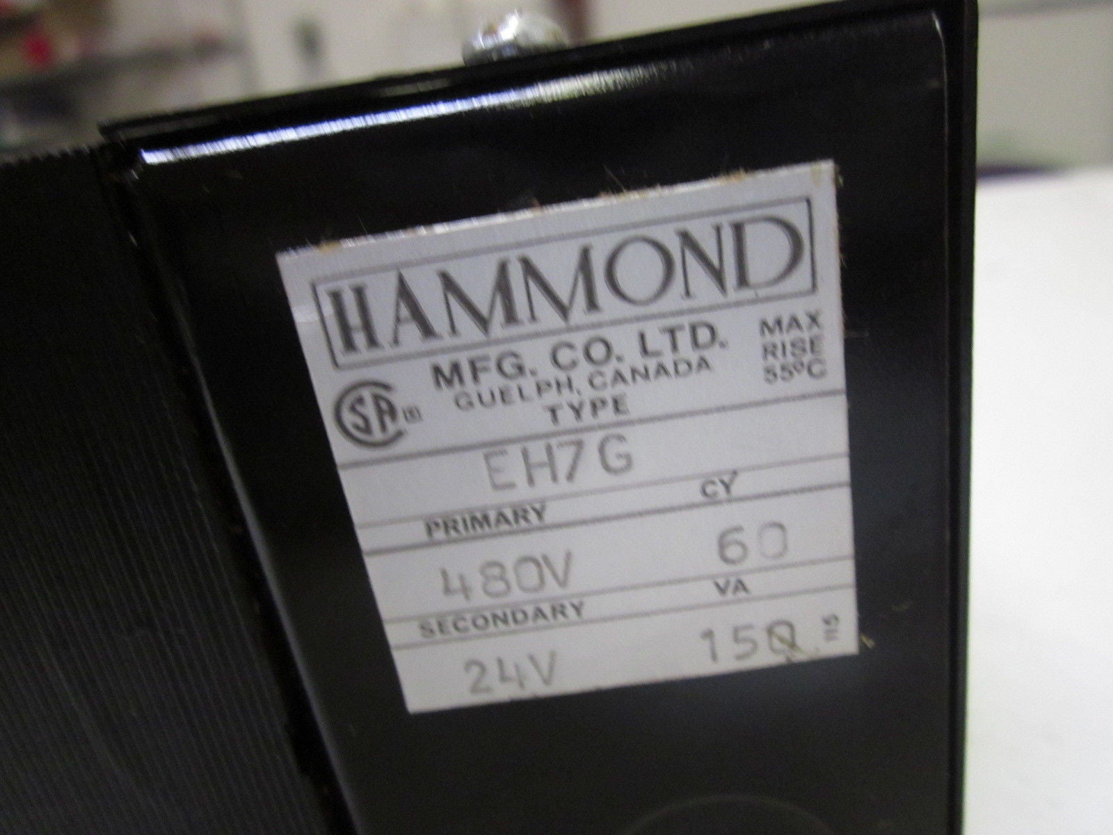 HAMMOND EH7G 480V TRANSFORMER *NEW IN BOX*