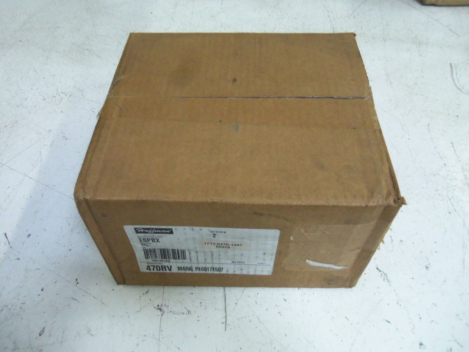 LOT OF 2 HOFFMAN E6PBX ENCLOSURE *NEW IN BOX*