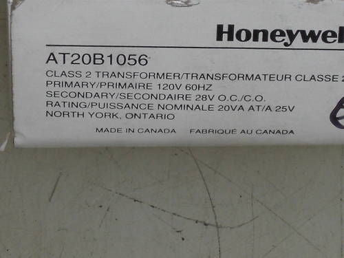 LOT OF 2 HONEYWELL AT20B1056 CLASS 2 TRANSFORMER *NEW IN BOX *