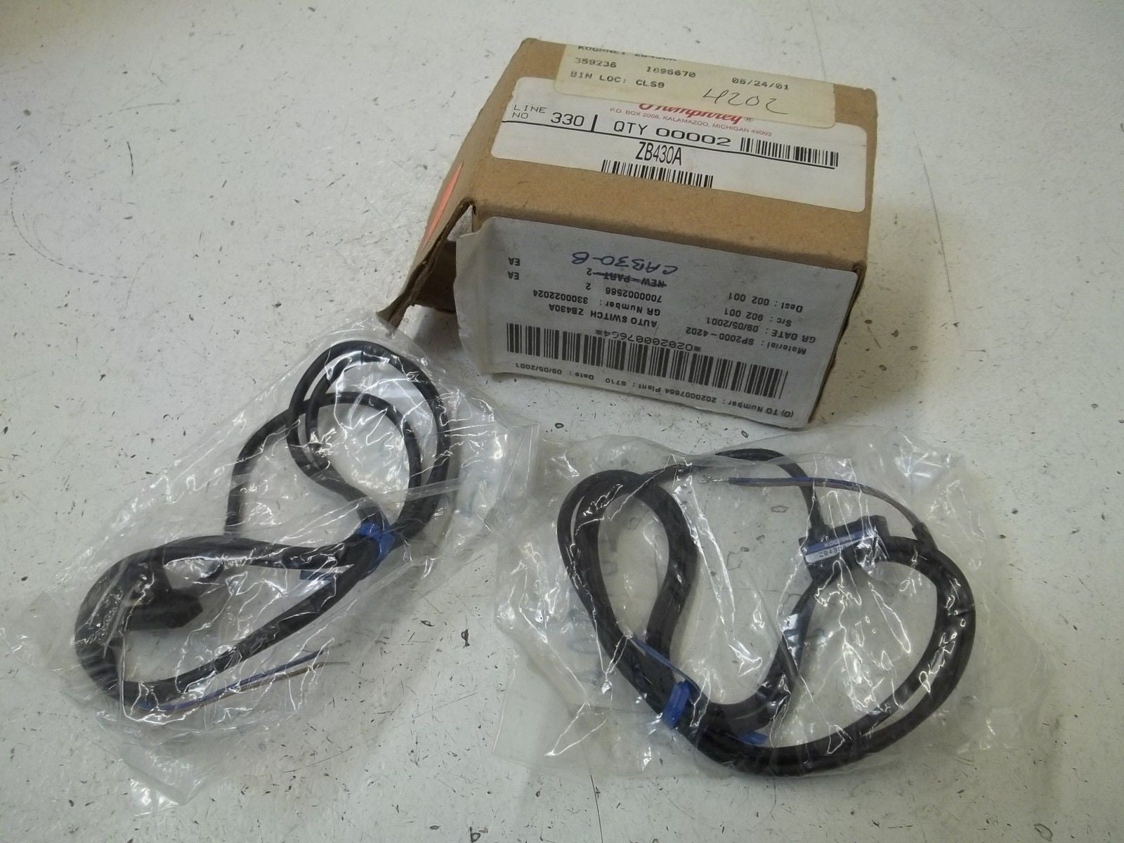 LOT OF 2 HUMPHREY ZB430A PROXIMITY SWITCH *NEW IN BOX*