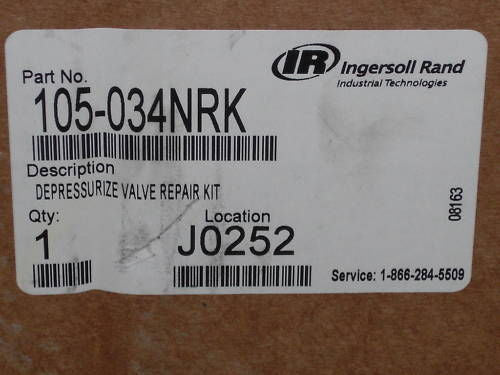 INGERSOLL RAND 105-034NRK VALVE REPAIR KIT *NEW IN BOX*