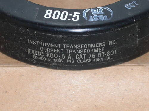 LOT OF 2 INSTRUMENT TRANSFORMERS  76RT-801 *NEW IN BOX*
