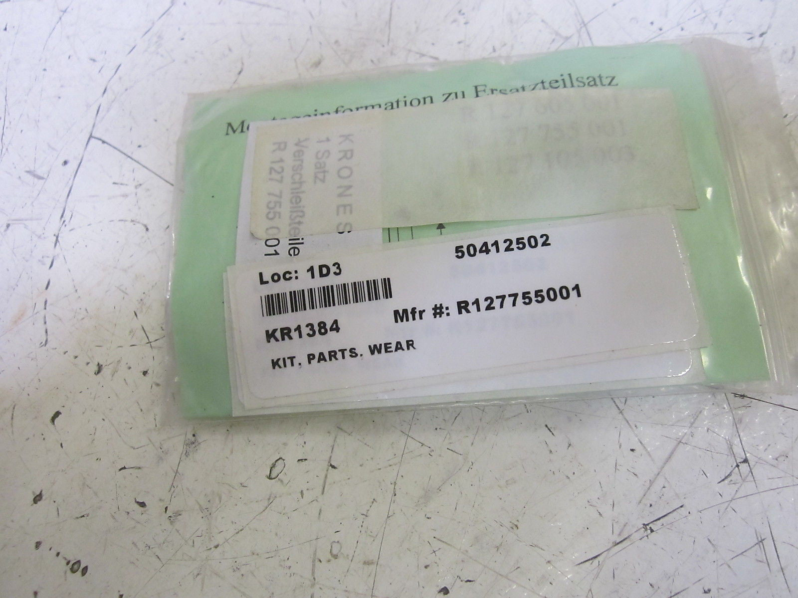 LOT OF 2 KRONES 0-900-01-516-7 WEAR PARTS KIT  *NEW IN A BAG*