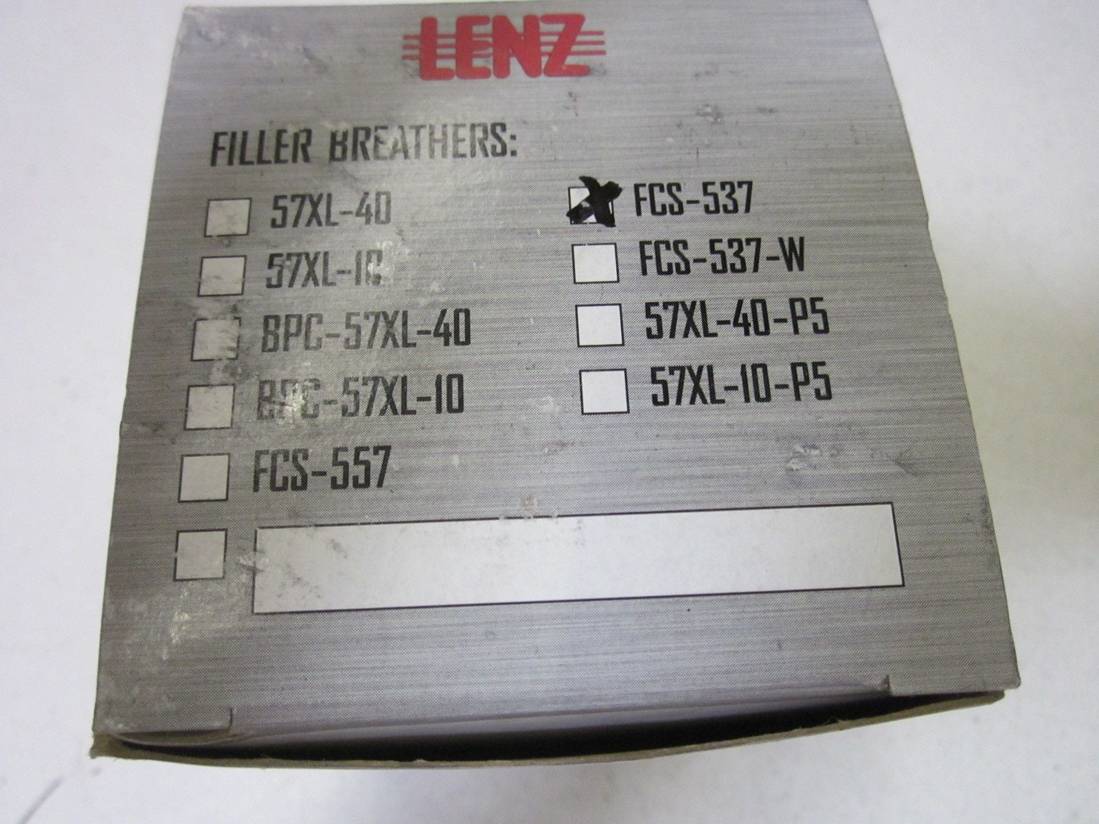 LOT OF 2 LENZ FCS-537 *NEW IN BOX*