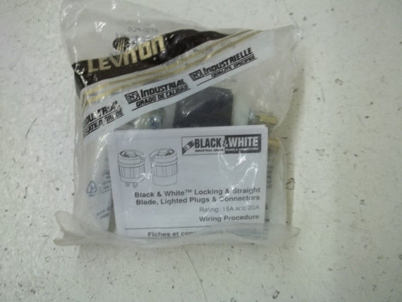 LOT OF 2 LEVITON 4720-PLC PLUG *NEW IN A FACTORY BAG*
