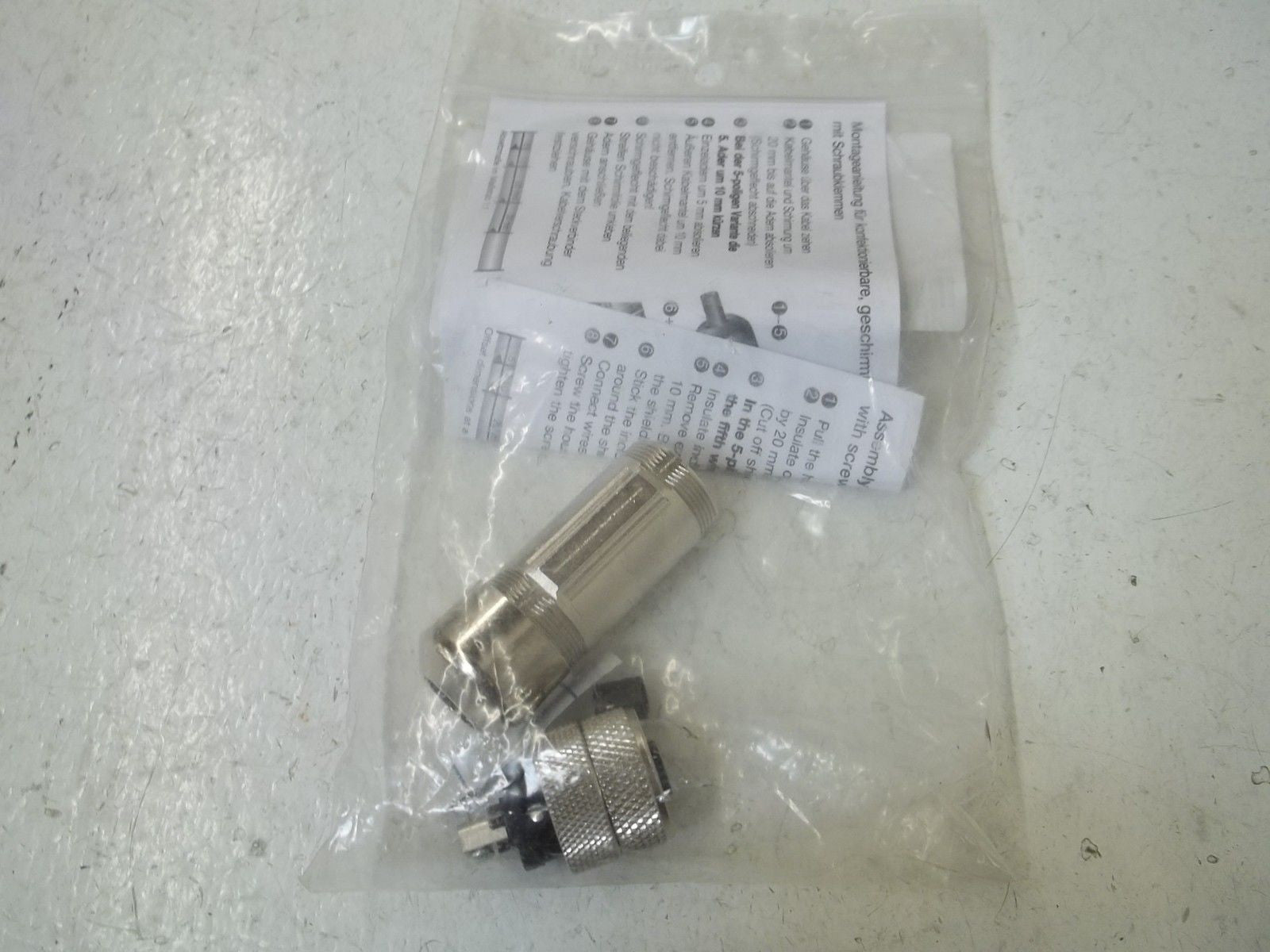 LOT OF 2 LUMBERG AUTOMATION 0976PFC101 CONNECTOR *NEW OUT OF  A BOX*