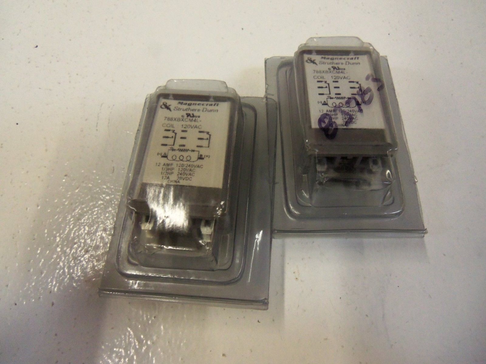 LOT OF 2 MAGENECRAFT 788XBXCM4L 120VAC *ORIGINAL PACKAGE*