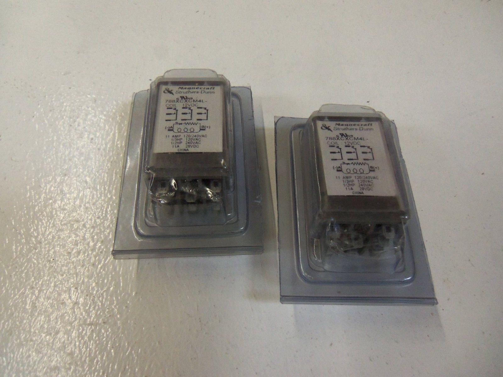 LOT OF 2 MAGNECRAFT 788XCXCM4L 12VDC *ORIGINAL PACKAGE*