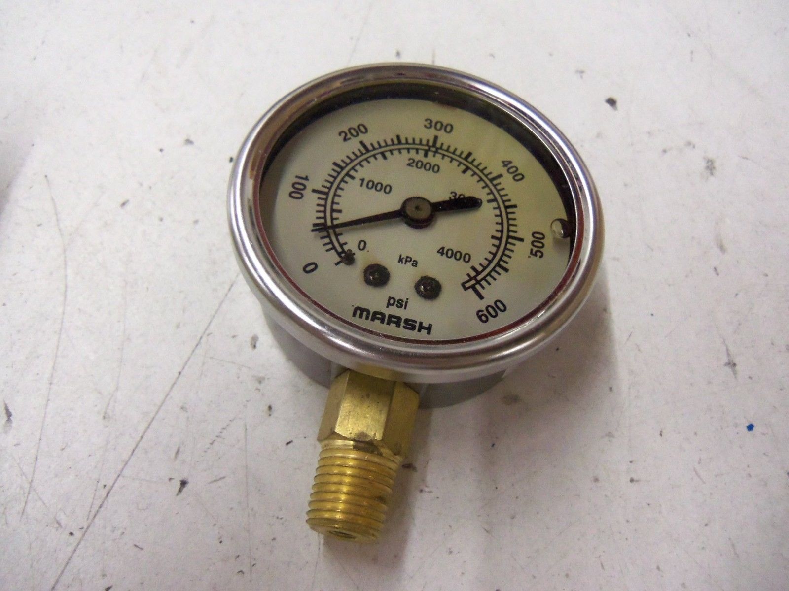 MARSH INSTRUMENT COMPANY J7664P 0-600 PSI *NEW IN BOX*
