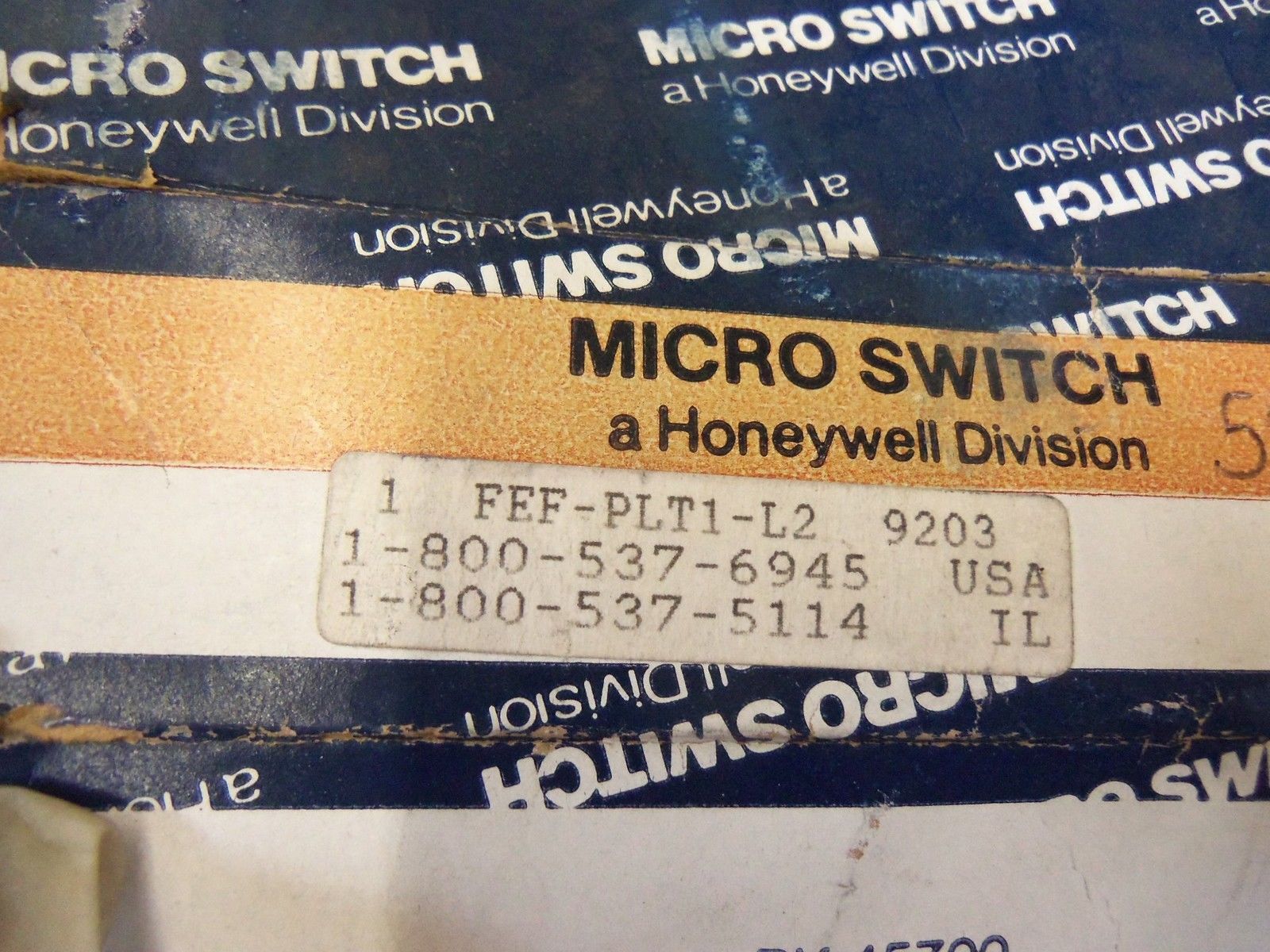 MICROSWITCH FEF-PLT1-L2 FIBER OPTIC CABLE *NEW IN BOX*