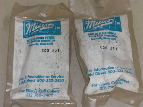 LOT OF 2 MILLER 600-531 BASE PLATE BODY *NEW IN FACTORY BAG*