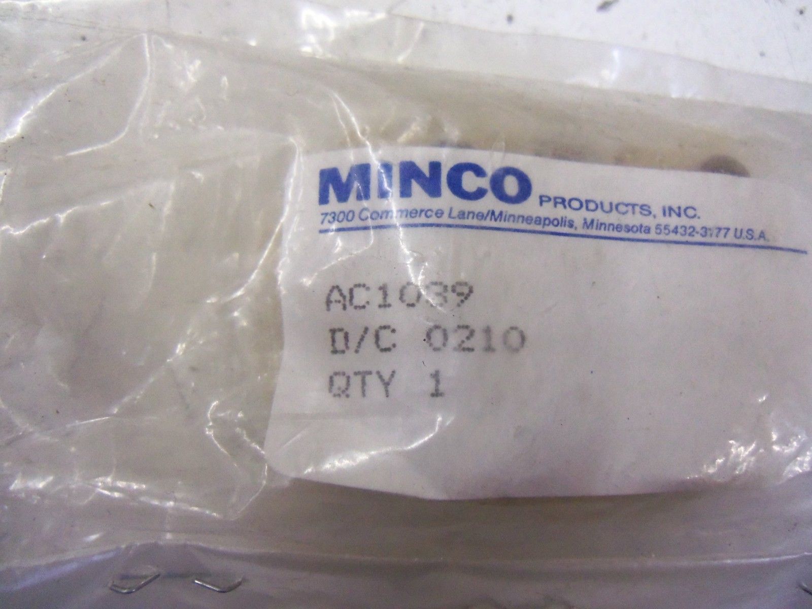 LOT OF 2 MINCO AC1039 *NEW IN BAG*