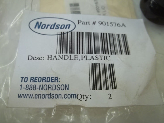 LOT OF 2 NORDSON 901576A HANDLE, PLASTIC *NEW IN A BAG*