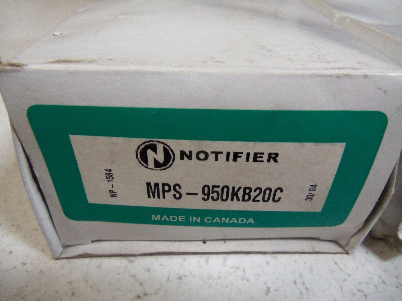 LOT OF 2 NOTIFIER SWITCH INTERRUPTEUR MPS-950KB20C *NEW IN BOX*