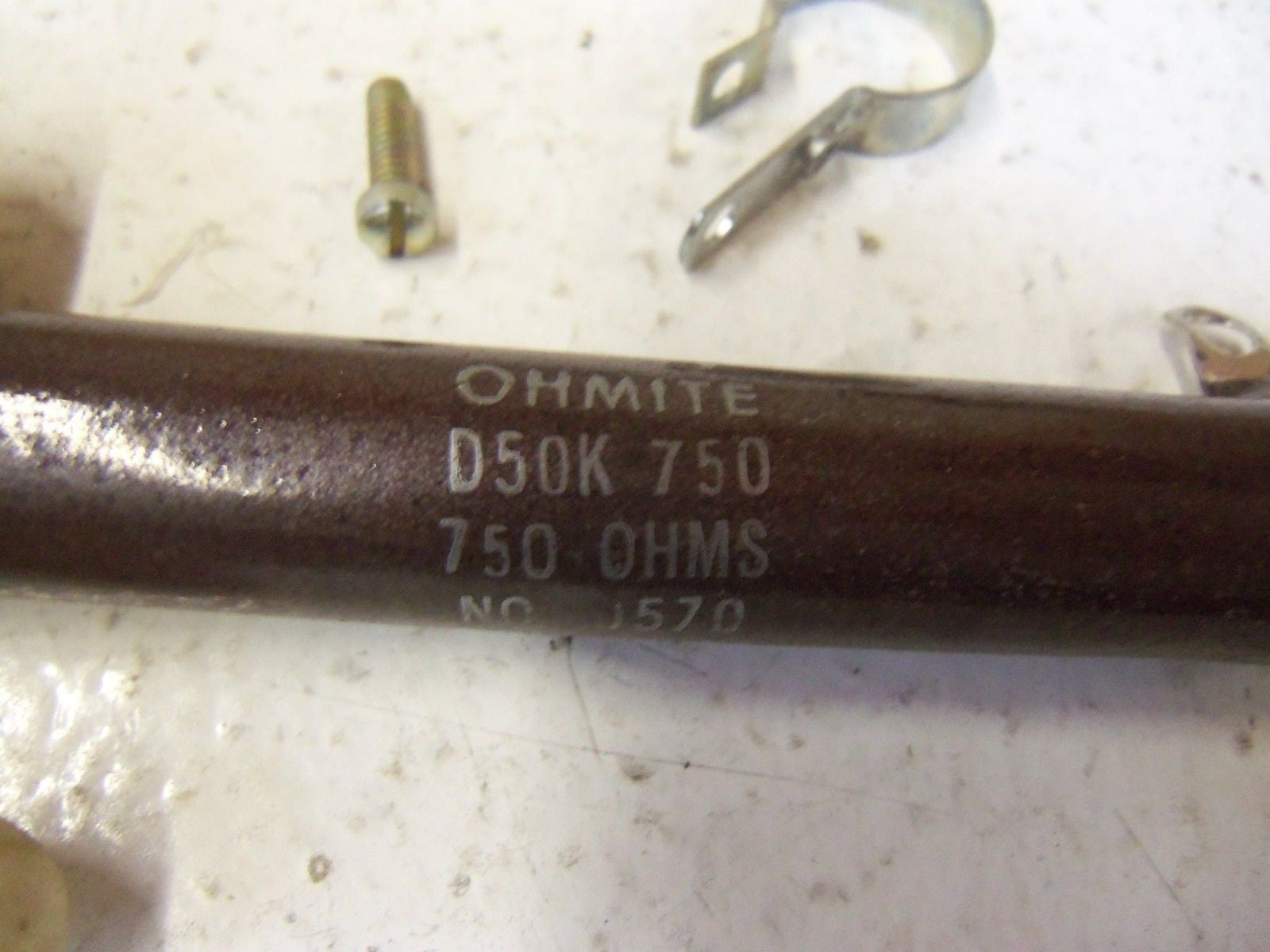 OHMITE D50K750 RESISTOR *NEW IN BOX*