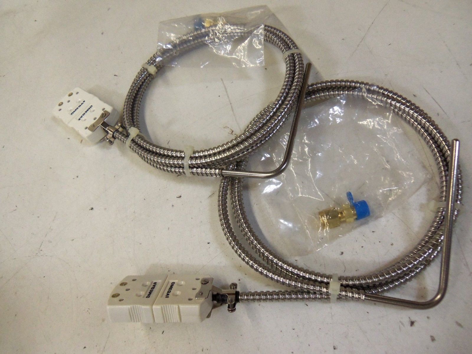 LOT OF 2 OMEGA CF-090-RTD-4-60-2-G  COMPRESSION FITTING RTD'S *NEW IN BAG*