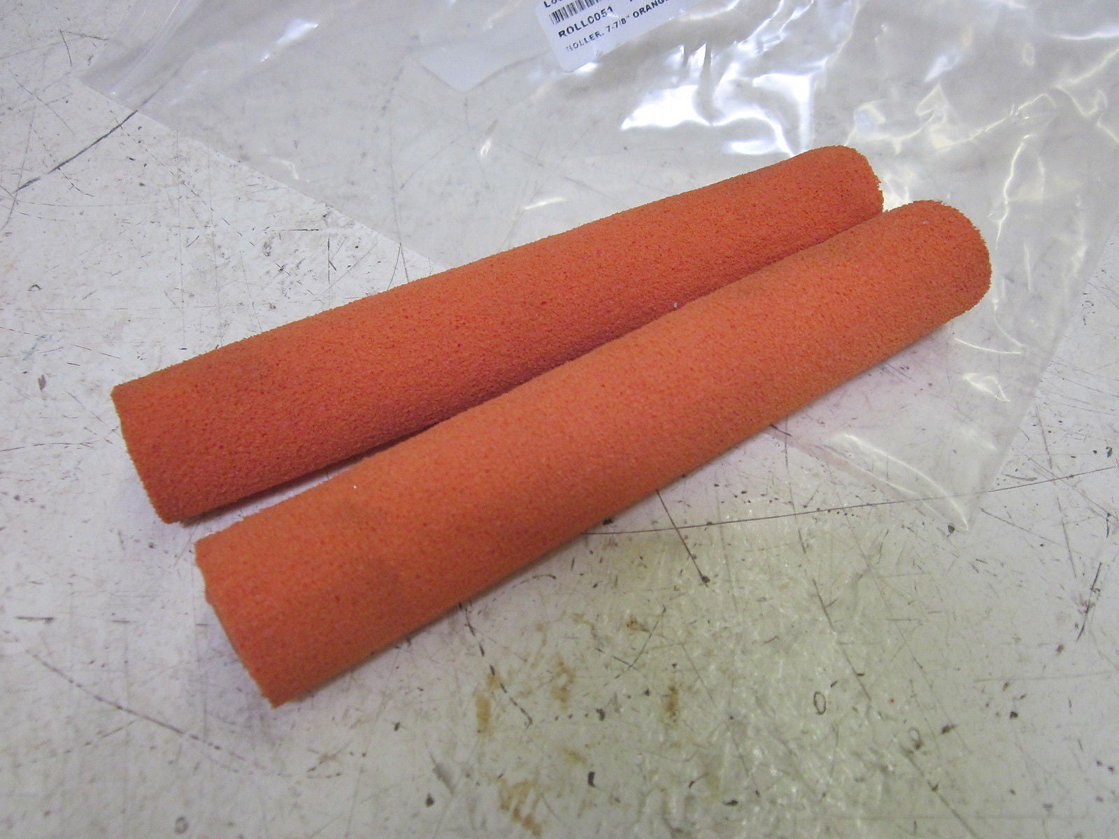 LOT OF 2 P-00353-A ORANGE ROLLER SPONGE 7-7/8" *NEW IN A BAG*