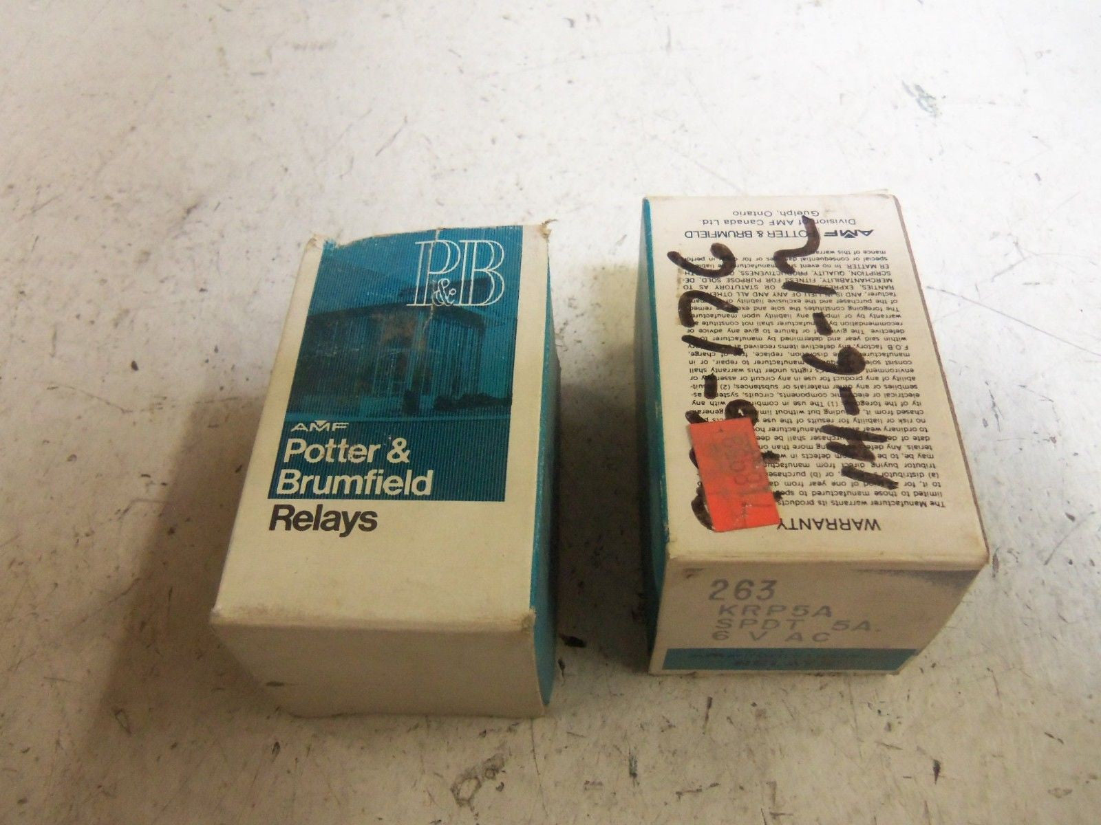 LOT OF 2 POTTER & BRUMFIELD KRP5A *NEW*